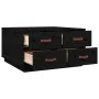 Couchtisch aus massivem Kiefernholz schwarz 80x80x45 cm von vidaXL, Couchtisch - Ref: Foro24-821521, Preis: 159,44 €, Rabatt: %