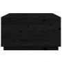 Couchtisch aus massivem Kiefernholz schwarz 80x80x45 cm von vidaXL, Couchtisch - Ref: Foro24-821521, Preis: 159,44 €, Rabatt: %