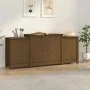 Honey brown solid pine wood sideboard 164x37x68 cm by vidaXL, Sideboards - Ref: Foro24-821495, Price: 204,43 €, Discount: %