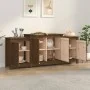 Honey brown solid pine wood sideboard 164x37x68 cm by vidaXL, Sideboards - Ref: Foro24-821495, Price: 204,43 €, Discount: %