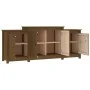Honey brown solid pine wood sideboard 164x37x68 cm by vidaXL, Sideboards - Ref: Foro24-821495, Price: 204,43 €, Discount: %