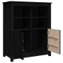 Sideboard aus massivem Kiefernholz schwarz 83x41,5x100 cm von vidaXL, Sideboards - Ref: Foro24-821516, Preis: 133,09 €, Rabat...