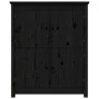 Sideboard aus massivem schwarzem Kiefernholz, 83 x 41,5 x 100 cm von vidaXL, Sideboards - Ref: Foro24-821511, Preis: 115,77 €...