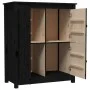 Aparador de madera maciza de pino negro 83x41,5x100 cm de vidaXL, Aparadores - Ref: Foro24-821511, Precio: 115,77 €, Descuent...