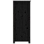 Solid black pine wood sideboard 83x41.5x100 cm by vidaXL, Sideboards - Ref: Foro24-821511, Price: 137,60 €, Discount: %