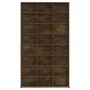 Smoked oak plywood CD shelf 102x23x177.5 cm by vidaXL, CD and DVD storage - Ref: Foro24-815090, Price: 104,27 €, Discount: %