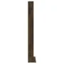 Smoked oak plywood CD shelf 102x23x177.5 cm by vidaXL, CD and DVD storage - Ref: Foro24-815090, Price: 104,27 €, Discount: %
