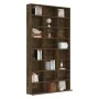 Smoked oak plywood CD shelf 102x23x177.5 cm by vidaXL, CD and DVD storage - Ref: Foro24-815090, Price: 104,27 €, Discount: %