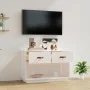Solid white pine TV stand 90x40x60 cm by vidaXL, TV Furniture - Ref: Foro24-821523, Price: 96,73 €, Discount: %