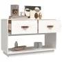 TV-Ständer aus massivem Kiefernholz weiß 90x40x60 cm von vidaXL, TV-Möbel - Ref: Foro24-821523, Preis: 96,73 €, Rabatt: %