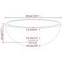 Waschbecken aus gehärtetem Goldglas 30x12 cm von vidaXL, Sinkt - Ref: Foro24-345259, Preis: 62,02 €, Rabatt: %