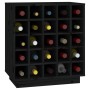 Massiver Weinkeller aus schwarzem Kiefernholz 55,5x34x61 cm von vidaXL, Wein- und Spirituosenschränke - Ref: Foro24-821531, P...