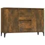 Aparador madera contrachapada color roble ahumado 104x35x70 cm de vidaXL, Aparadores - Ref: Foro24-815165, Precio: 93,21 €, D...