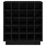 Botellero de madera maciza de pino negro 55,5x34x61 cm de vidaXL, Armarios para vino y licores - Ref: Foro24-821531, Precio: ...
