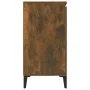 Aparador madera contrachapada color roble ahumado 104x35x70 cm de vidaXL, Aparadores - Ref: Foro24-815165, Precio: 93,21 €, D...