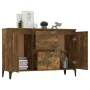 Aparador madera contrachapada color roble ahumado 104x35x70 cm de vidaXL, Aparadores - Ref: Foro24-815165, Precio: 93,21 €, D...