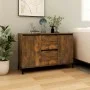 Aparador madera contrachapada color roble ahumado 104x35x70 cm de vidaXL, Aparadores - Ref: Foro24-815165, Precio: 93,21 €, D...