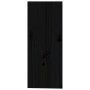 Botellero de madera maciza de pino negro 62x25x62 cm