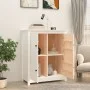 Sideboard aus massivem weißem Kiefernholz, 83 x 41,5 x 100 cm von vidaXL, Sideboards - Ref: Foro24-821508, Preis: 141,79 €, R...