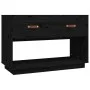 Solid black pine wood TV cabinet 90x40x60 cm by vidaXL, TV Furniture - Ref: Foro24-821526, Price: 96,62 €, Discount: %
