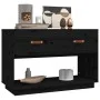 Mueble de TV madera maciza de pino negro 90x40x60 cm de vidaXL, Muebles TV - Ref: Foro24-821526, Precio: 96,62 €, Descuento: %