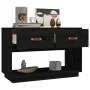 Mueble de TV madera maciza de pino negro 90x40x60 cm de vidaXL, Muebles TV - Ref: Foro24-821526, Precio: 96,62 €, Descuento: %
