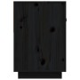 Massiver TV-Schrank aus schwarzem Kiefernholz, 90 x 40 x 60 cm von vidaXL, TV-Möbel - Ref: Foro24-821526, Preis: 97,79 €, Rab...