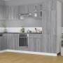 Armario colgante vidrio madera gris Sonoma 60x31x60 cm de vidaXL, Armarios de cocina - Ref: Foro24-815121, Precio: 52,61 €, D...
