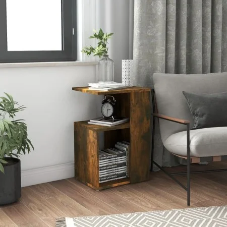 Beistelltisch aus geräuchertem Eichensperrholz, 36 x 30 x 56 cm von vidaXL, Seitentische - Ref: Foro24-815189, Preis: 27,55 €...
