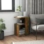 Beistelltisch aus geräuchertem Eichensperrholz, 36 x 30 x 56 cm von vidaXL, Seitentische - Ref: Foro24-815189, Preis: 27,55 €...