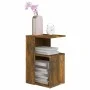 Beistelltisch aus geräuchertem Eichensperrholz, 36 x 30 x 56 cm von vidaXL, Seitentische - Ref: Foro24-815189, Preis: 27,55 €...