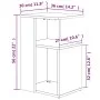 Smoked oak plywood side table 36x30x56 cm by vidaXL, Side tables - Ref: Foro24-815189, Price: 27,54 €, Discount: %
