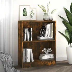 Smoked oak engineered wood shelf 60x24x76 cm by vidaXL, Bookcases and shelves - Ref: Foro24-815084, Price: 32,33 €, Discount: %