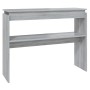 Gray Sonoma plywood console table 102x30x80 cm by vidaXL, Side tables - Ref: Foro24-815220, Price: 44,78 €, Discount: %