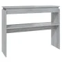 Sonoma grau Sperrholz Konsolentisch 102x30x80 cm von vidaXL, Seitentische - Ref: Foro24-815220, Preis: 44,78 €, Rabatt: %