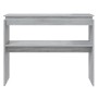 Gray Sonoma plywood console table 102x30x80 cm by vidaXL, Side tables - Ref: Foro24-815220, Price: 44,78 €, Discount: %