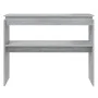 Sonoma grau Sperrholz Konsolentisch 102x30x80 cm von vidaXL, Seitentische - Ref: Foro24-815220, Preis: 44,78 €, Rabatt: %
