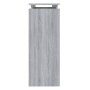 Gray Sonoma plywood console table 102x30x80 cm by vidaXL, Side tables - Ref: Foro24-815220, Price: 44,78 €, Discount: %