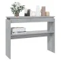 Sonoma grau Sperrholz Konsolentisch 102x30x80 cm von vidaXL, Seitentische - Ref: Foro24-815220, Preis: 44,78 €, Rabatt: %
