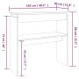 Gray Sonoma plywood console table 102x30x80 cm by vidaXL, Side tables - Ref: Foro24-815220, Price: 44,78 €, Discount: %