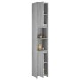 Armario de baño madera contrachapada gris Sonoma 30x30x183,5 cm de vidaXL, Muebles de baño - Ref: Foro24-815109, Precio: 75,81 €