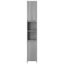 Sonoma gray plywood bathroom cabinet 30x30x183.5 cm by vidaXL, Bathroom furniture - Ref: Foro24-815109, Price: 73,96 €, Disco...