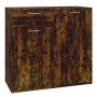 Anrichte aus geräuchertem Eichensperrholz 80x36x75 cm von vidaXL, Sideboards - Ref: Foro24-815489, Preis: 72,29 €, Rabatt: %