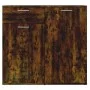 Smoked oak plywood sideboard 80x36x75 cm by vidaXL, Sideboards - Ref: Foro24-815489, Price: 72,29 €, Discount: %