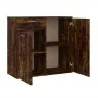 Anrichte aus geräuchertem Eichensperrholz 80x36x75 cm von vidaXL, Sideboards - Ref: Foro24-815489, Preis: 68,40 €, Rabatt: %