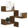 Corner wall shelf smoked oak 40x40x50 cm by vidaXL, Shelves and shelves - Ref: Foro24-815204, Price: 24,62 €, Discount: %