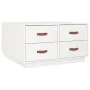 Mesa de centro de madera maciza de pino blanco 80x80x45 cm de vidaXL, Mesas de centro - Ref: Foro24-821518, Precio: 127,68 €,...