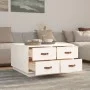 Couchtisch aus massivem weißem Kiefernholz, 80 x 80 x 45 cm von vidaXL, Couchtisch - Ref: Foro24-821518, Preis: 127,78 €, Rab...
