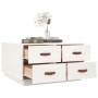 Solid white pine wood coffee table 80x80x45 cm by vidaXL, Coffee table - Ref: Foro24-821518, Price: 128,91 €, Discount: %