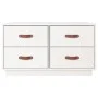 Solid white pine wood coffee table 80x80x45 cm by vidaXL, Coffee table - Ref: Foro24-821518, Price: 127,78 €, Discount: %